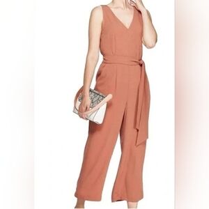 A New Day Sleeveless Jumpsuit in Warm Terracotta